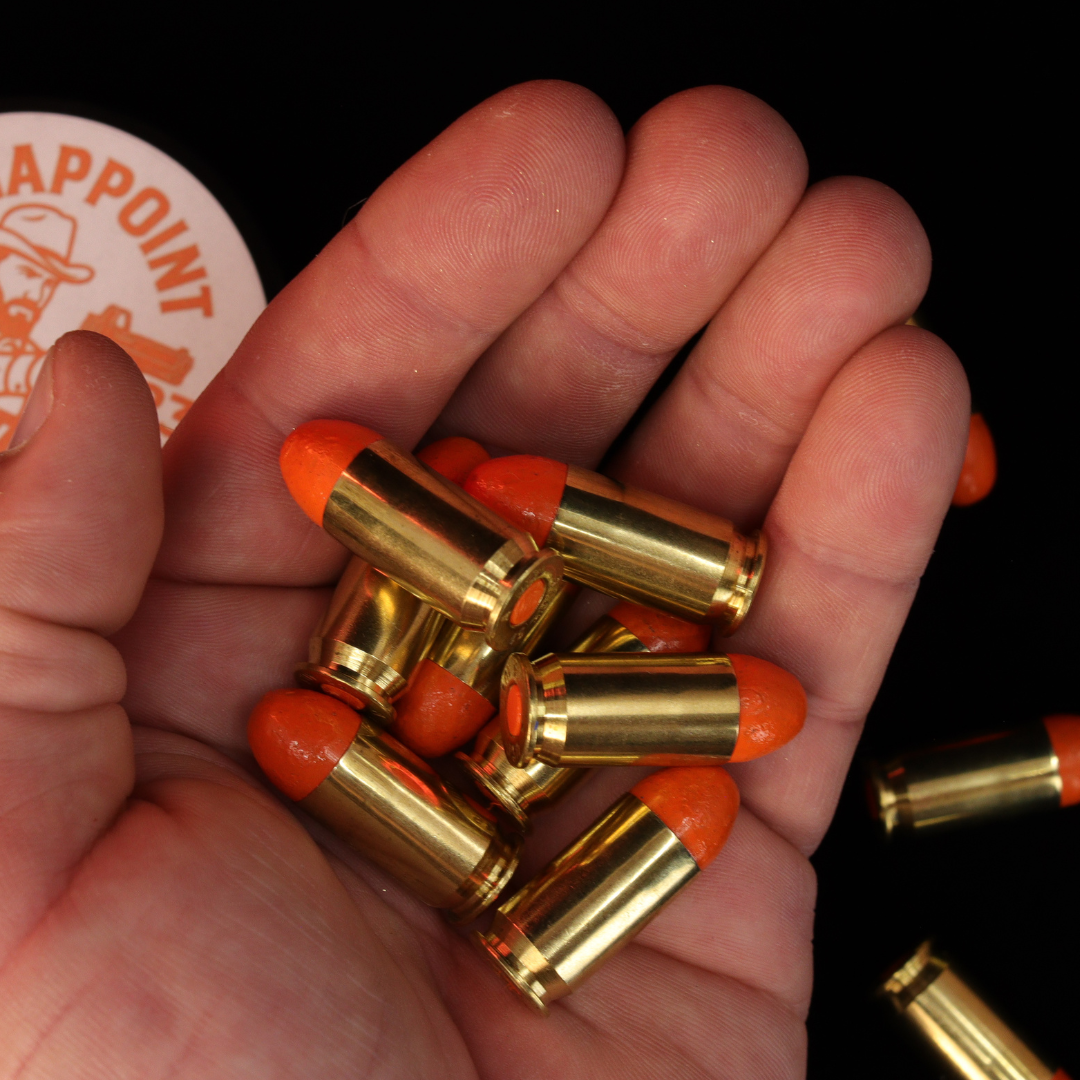 SnapPoint .45 ACP Snap Caps (Set of 15) – Real-Weight Dry Fire Dummy Rounds w/ SnapPlug Primer