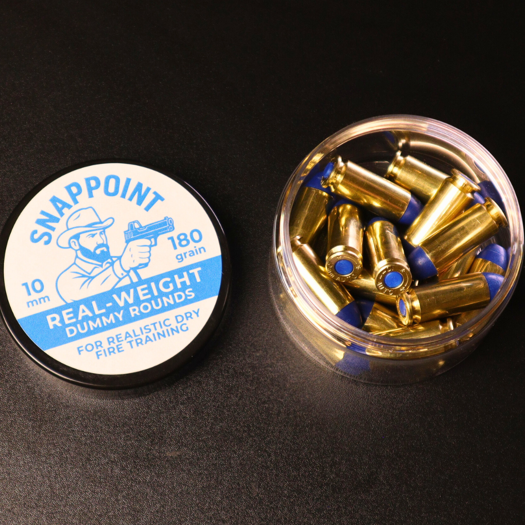 10mm Snap Caps | Real Weight Dry Fire Dummy Rounds – SnapPoint 10mm Snap Caps | Real Weight Dry Fire Dummy Rounds – SnapPoint