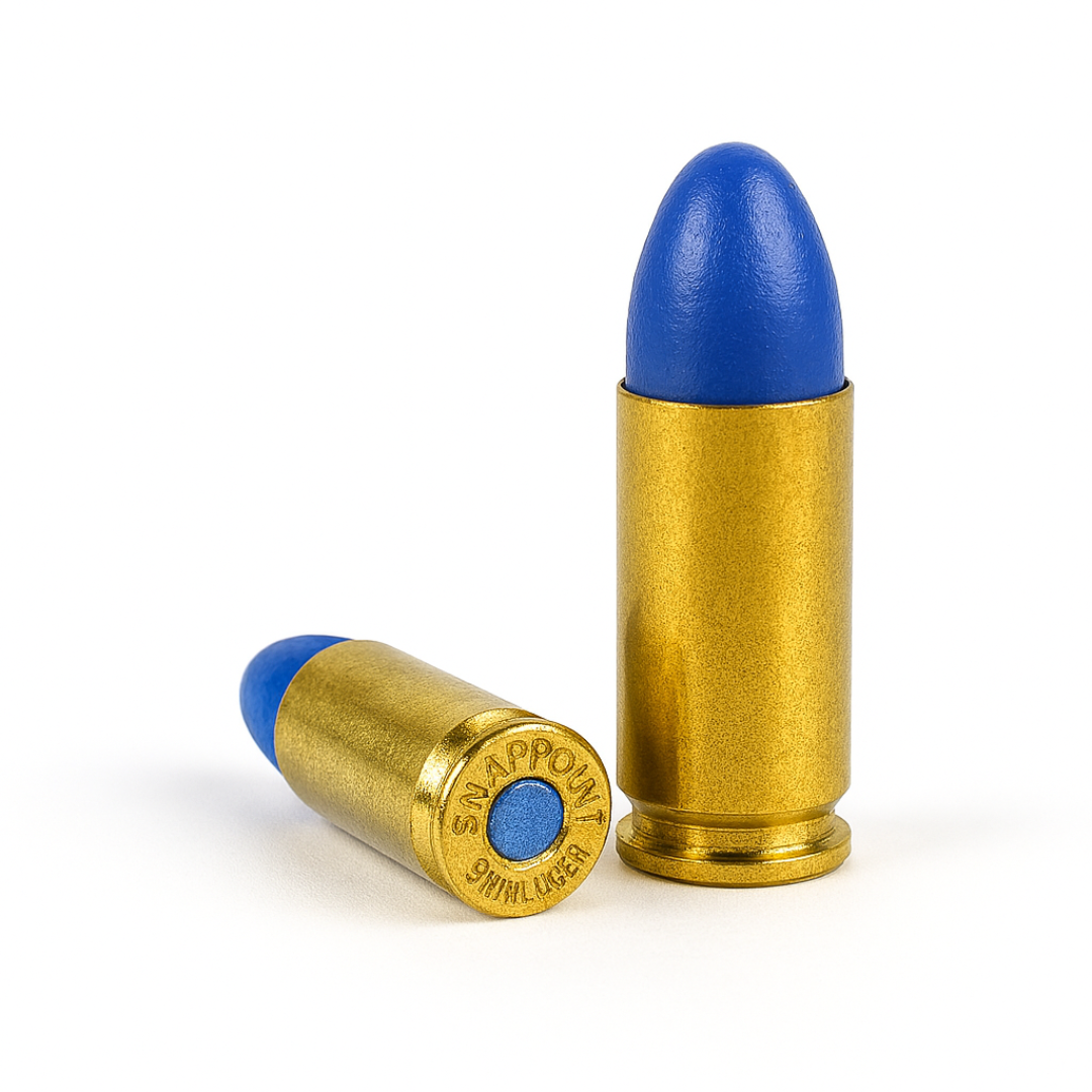 SnapPoint 9mm Snap Caps – Real-Weight Dry Fire Dummy Rounds w/ SnapPlug Primer