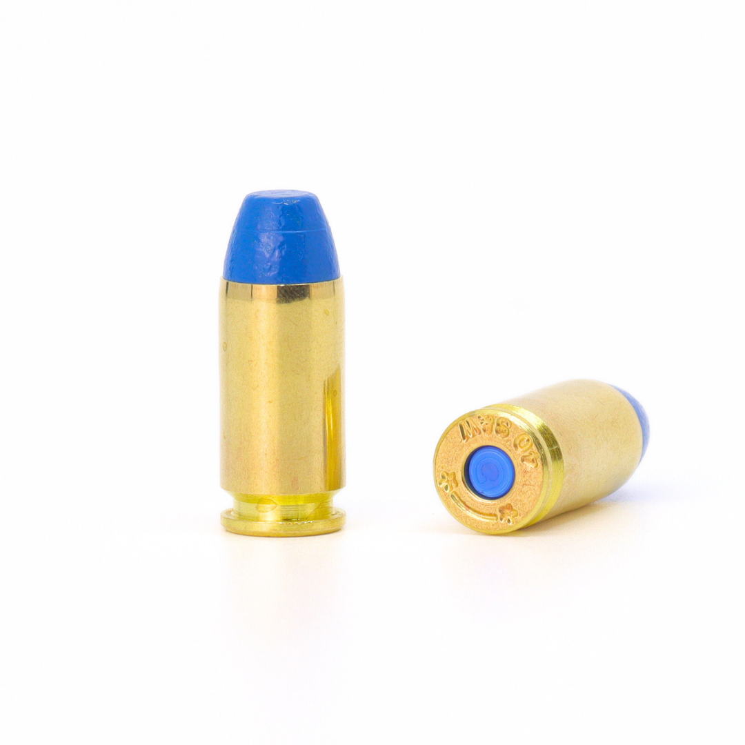 SnapPoint 40 S&W Snap Caps (Set of 20)– Real-Weight Dry Fire Dummy Rounds w/ SnapPlug Primer