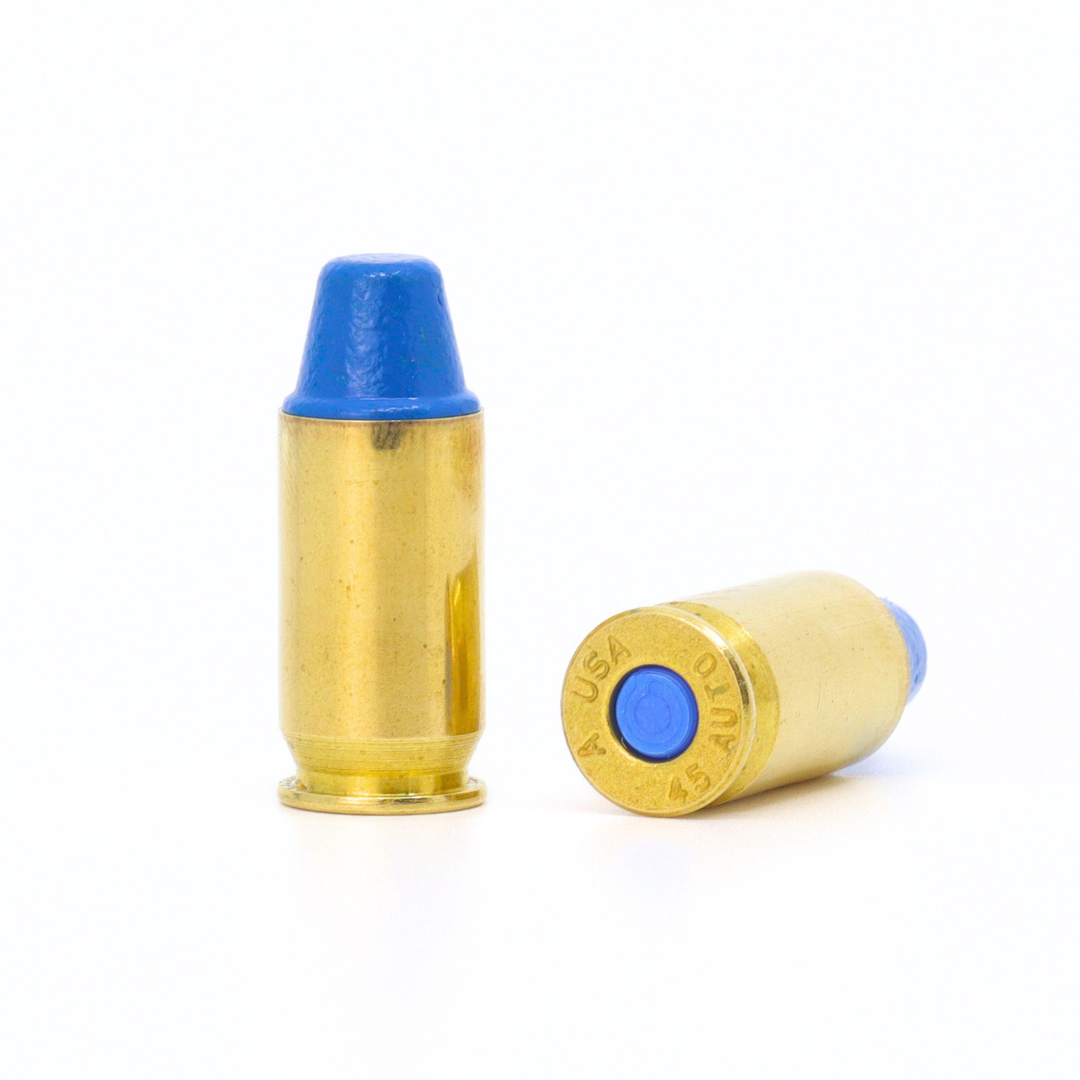SnapPoint .45 ACP Snap Caps (Set of 15) – Real-Weight Dry Fire Dummy Rounds w/ SnapPlug Primer