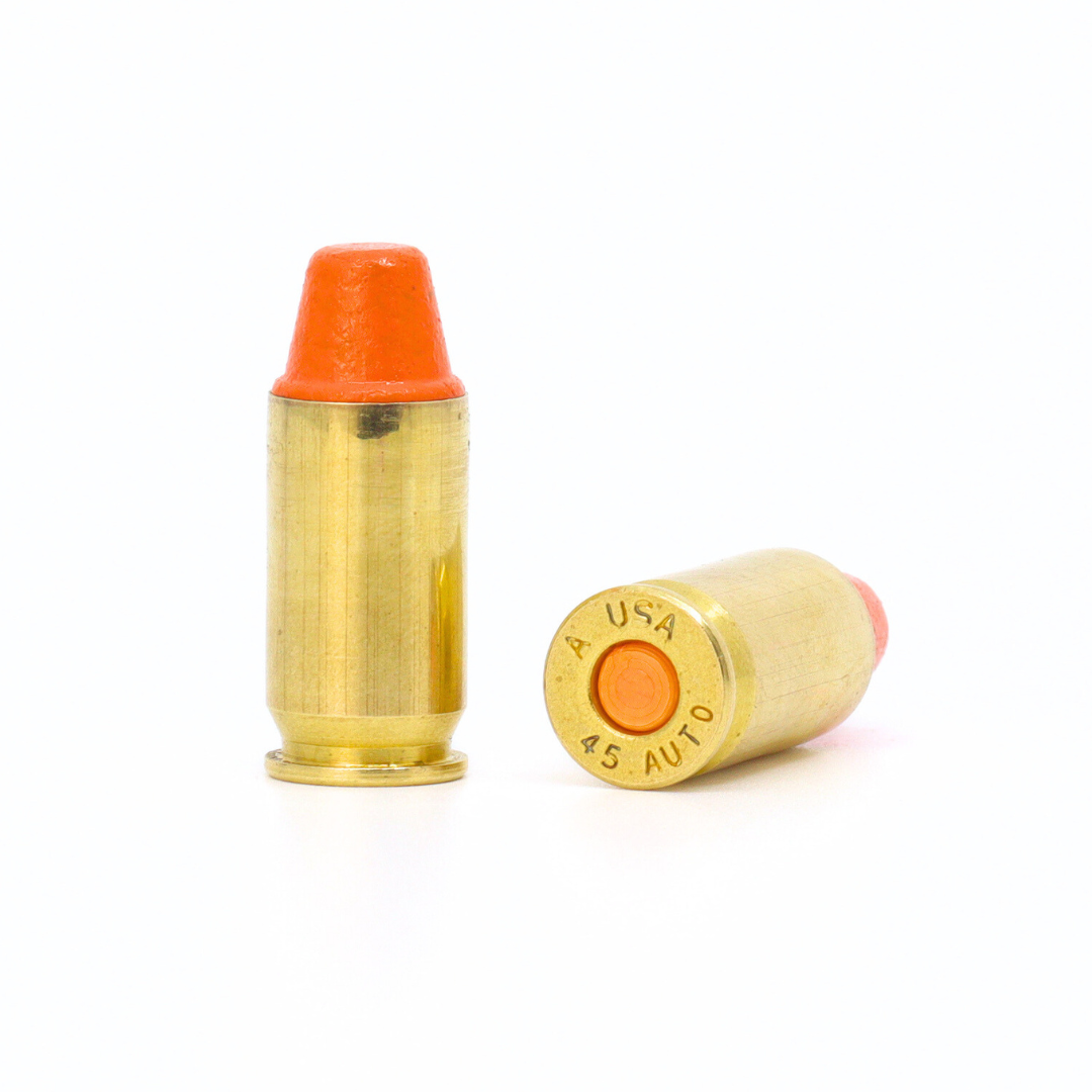 SnapPoint .45 ACP Snap Caps (Set of 15) – Real-Weight Dry Fire Dummy Rounds w/ SnapPlug Primer